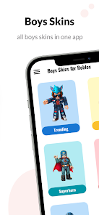 Boys Skins : Skins for Roblox