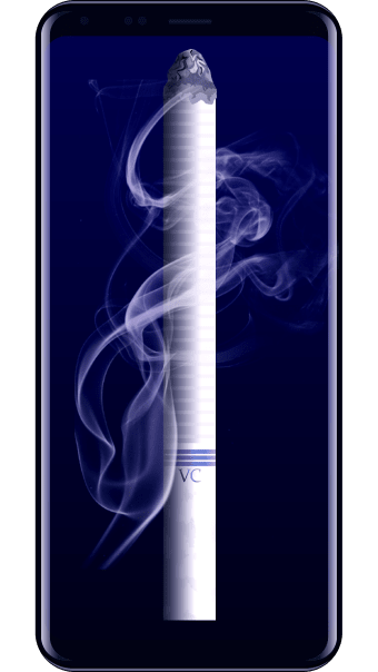 Virtual cigarette for smokers