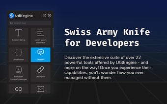 UtilEngine: Swiss Army Knife for Developers