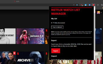 Netflix Watch List Manager