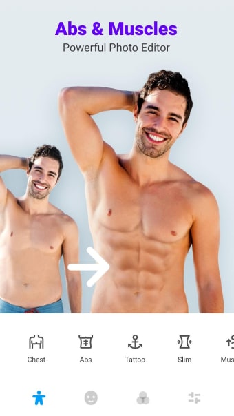 Manly - Six Pack Photo Editor Muscle Enhancer