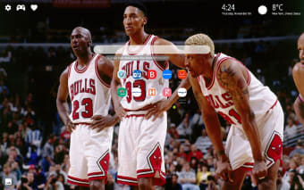 Chicago Bulls See Red New Tab Wallpaper