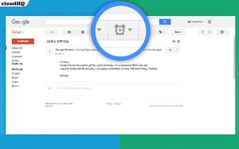 Snooze Email by cloudHQ