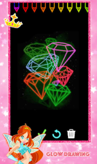 Diamond Coloring  Drawing for kids