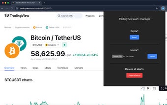 Tradingview Alerts Manager