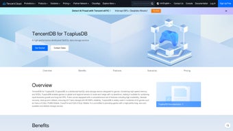 Imagen 0 para TcaplusDB