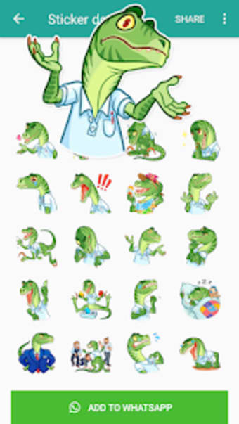 Dinosaurs Stickers for WAStick