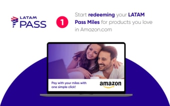Redeem on Amazon.com with LATAM Pass Miles