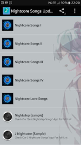 Nightcore Songs Update