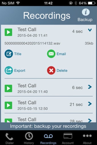 Call Recorder - IntCall