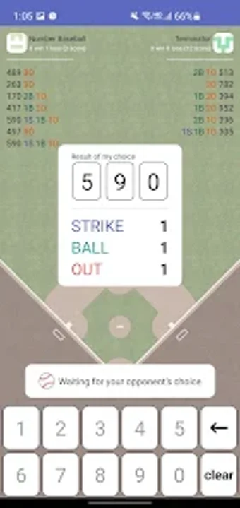 Number BaseBall Online