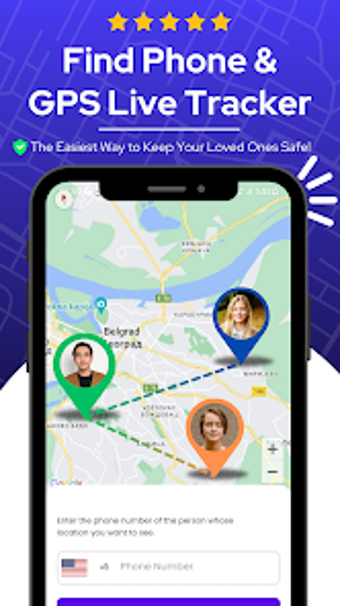 Find Phone  GPS live Tracker