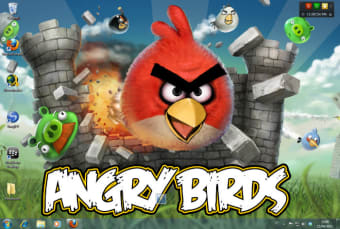 Tapeta Angry Birds Castle