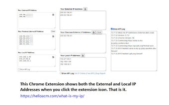 Show My IP Addresses (External and Local)