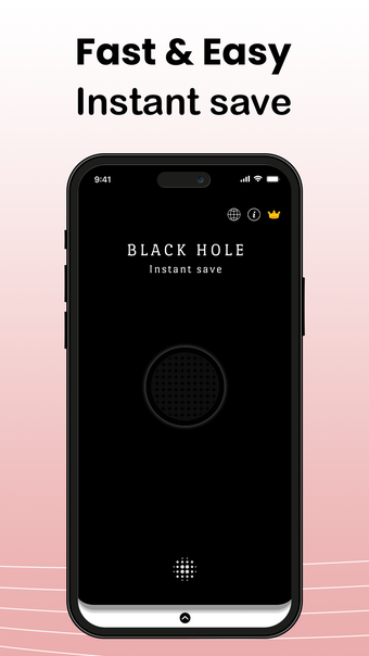 Blackhole Instant Save