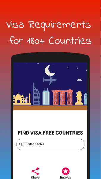 VisaVisaVisa 180 Travel Country list for passport