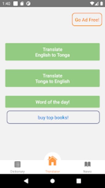 Tonga English Translator