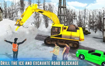 Snow Driving Rescue Plow Excavator Crane Operator