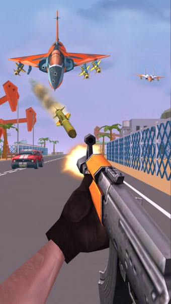 Shooting Escape Road-Gun Games