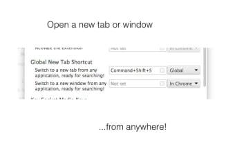 Global New Tab Shortcut
