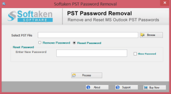 Outlook PST Password Removal