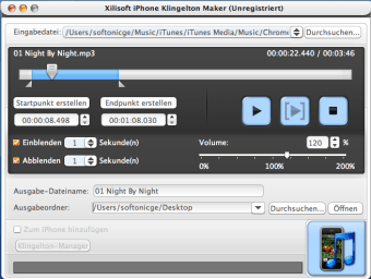 Xilisoft iPhone Klingelton Maker for Mac