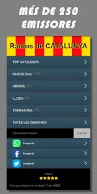Catalunya radios FM online and