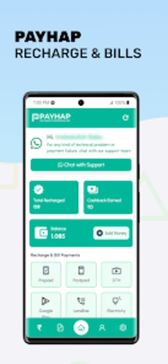 Payhap Recharge Commission App