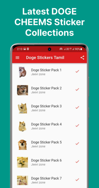 Doge Whatsapp Stickers Tamil