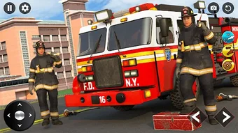 Firefighter Game US Fire Truck