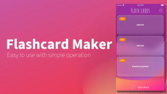 Flashcards maker - Easy to use