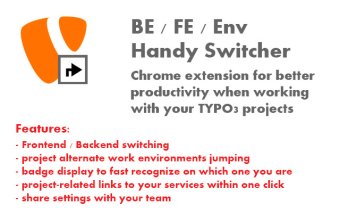 TYPO3 - BE/FE/Env Handy Switcher