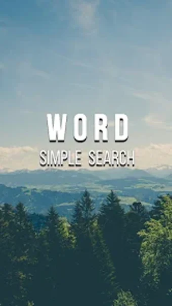 Word Simple Search