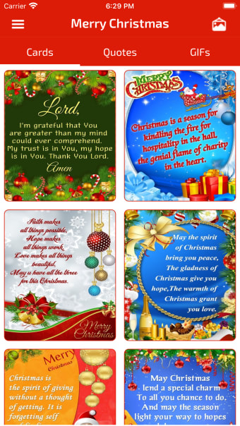 Christmas Wishes  Cards