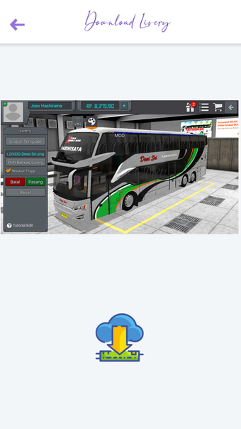 Sinar Jaya XDD Livery