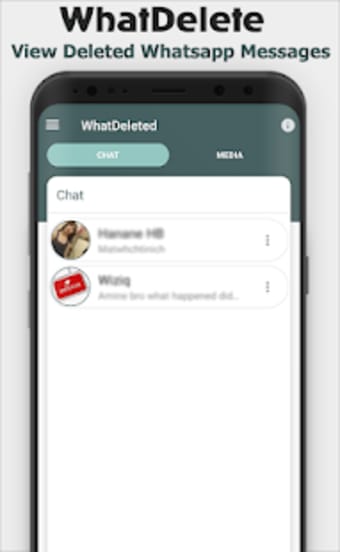 WhatDeleted - View Deleted Messages