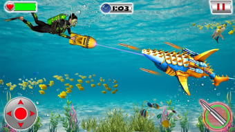 Underwater Shark Robot Transforming - Robot Games