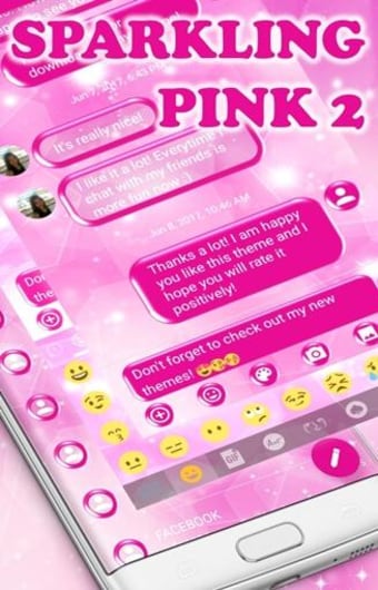 SMS Messages Sparkling Pink 2
