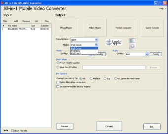 All in 1 Mobile Video Converter