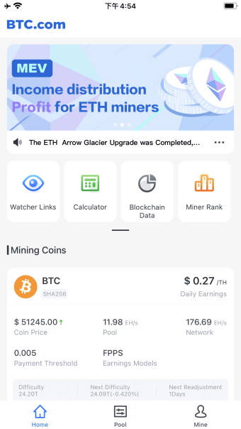 BTC.com - Leading Mining Pool