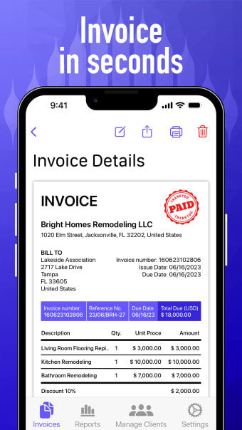 Invoice  Receipt Maker. Bills