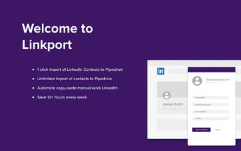 Free LinkedIn to Pipedrive importer