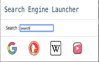 Search Engine Launcher