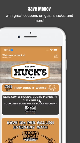 Hucks Bucks Bigg Rewards