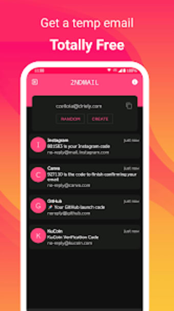 2ndMail - Get Temporary Email
