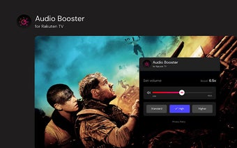 Audio Booster for Rakuten TV