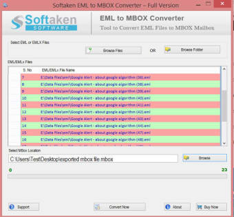 Softaken EML to MBOX Converter