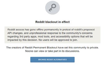 Reddit Permanent Blackout