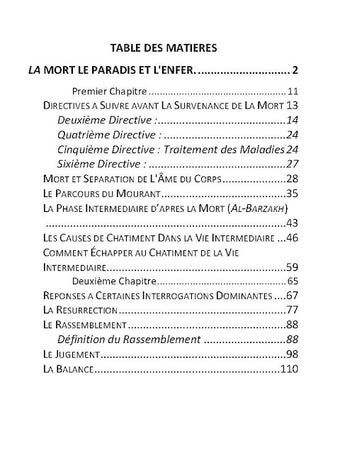 La Mort le Paradis et l'Enfer