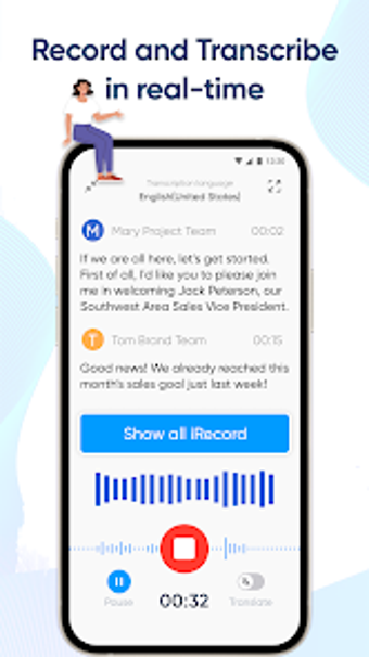 iRecord: Transcribe Voice Note